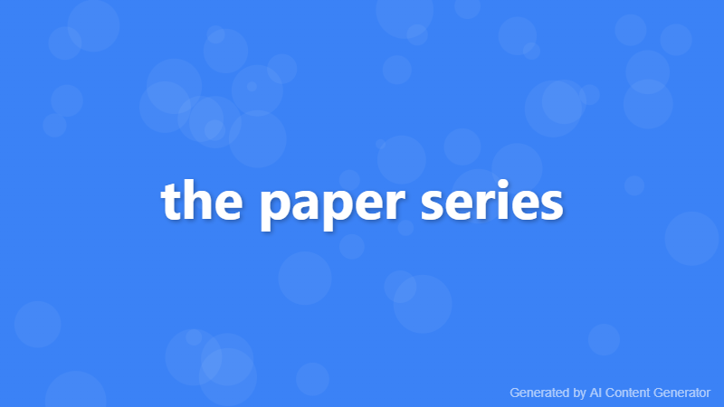 the paper series